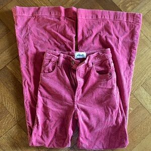 Rollas corduroy jeans- color is a rose pink,